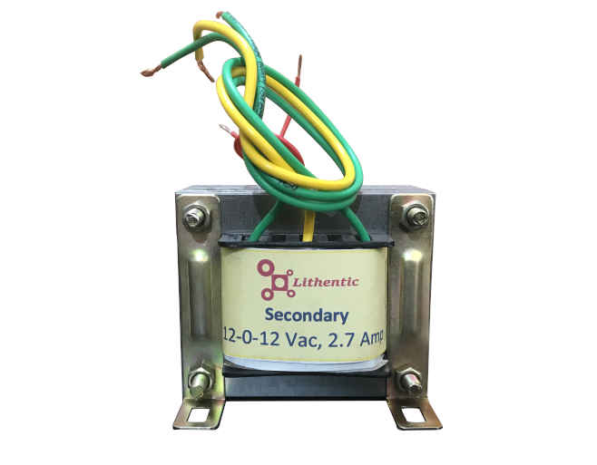 12-0-12 Volt 2.7 Amp Center Tapped Online Isolation Transformer
