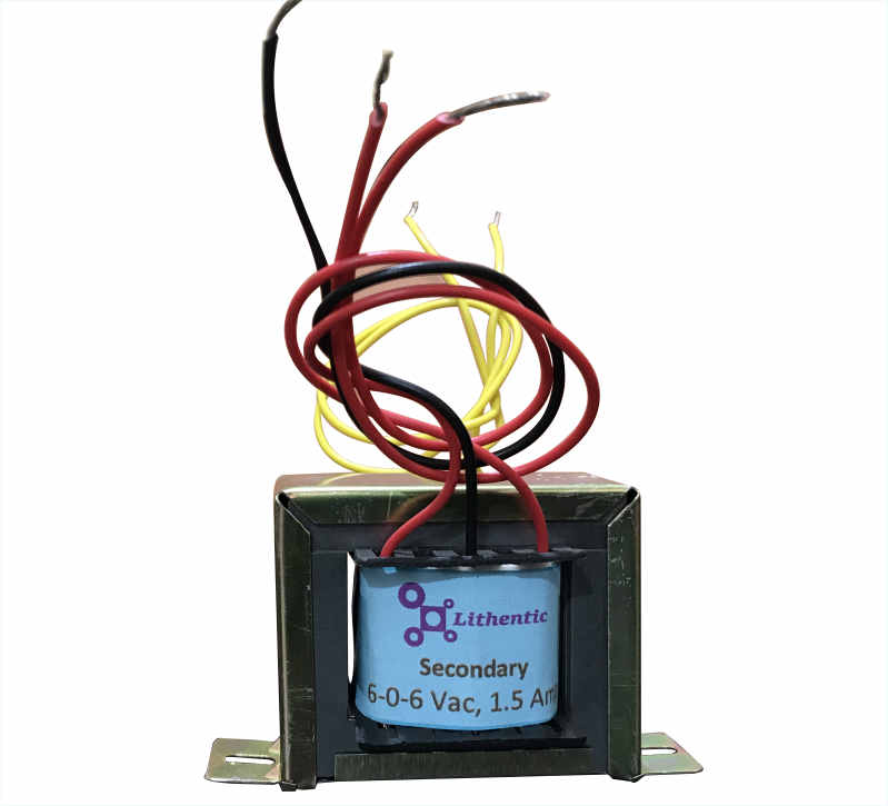 6-0-6 Volt 1.5 Amp Center Tapped Online Isolation Transformer