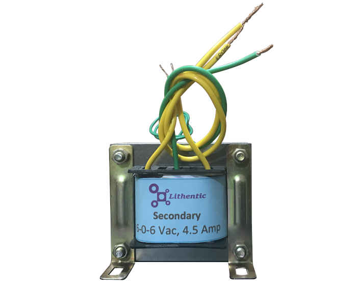 6-0-6 Volt 4.5 Amp Center Tapped Online Isolation Transformer