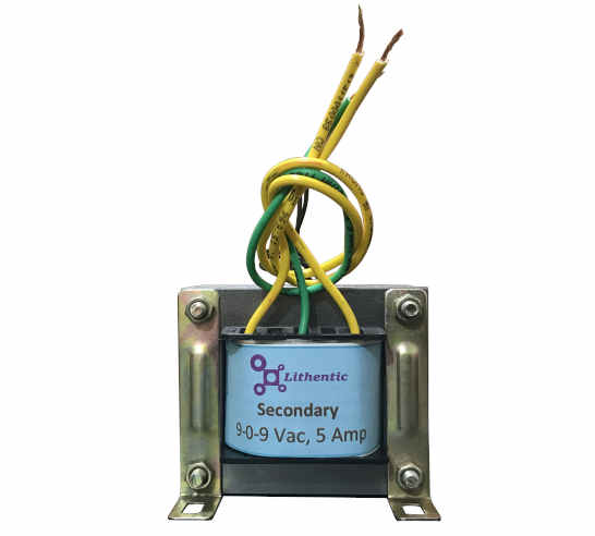 9-0-9 Volt 5 Amp Center Tapped Online Isolation Transformer