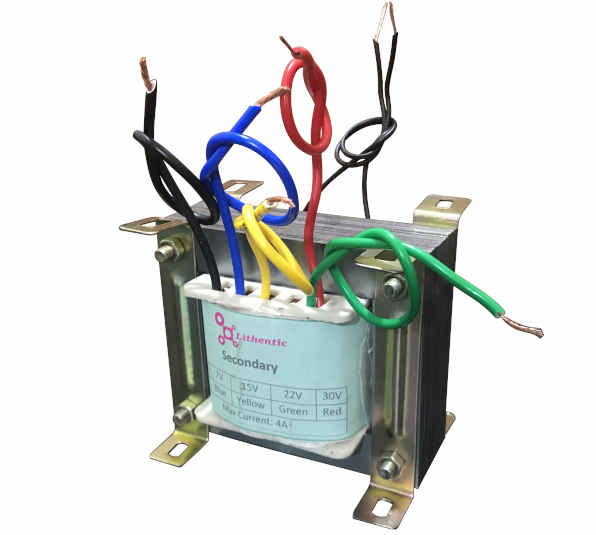 30, 22, 15, 7 Volts 4 Amp Multi-Tap Online Isolation Transformer