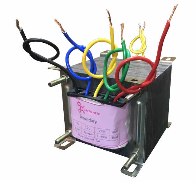 48, 24, 12, 9 Volts 5 Amp Multi-Tap Online Isolation Transformer